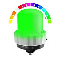 Banner Engineering K100PLZRGB7Q Multicolor Indicator K100 Pro Indicator: RGB Beacon; 100-240 V ac; Polycarbonate; IP66, IP69K; Multicolor; 5-pin Micro Integral QD