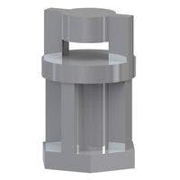 Essentra Components TCEHCBS-8-01 PCB Support, Edge Holding CB Spt,Thrd Fm,Crn/Edg Hld,Nat,1/2 in