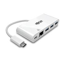 Tripp Lite U460-003-3AG-C Ethernet Hubs 3Port USB-C hub GbE, USB-C Charging USB