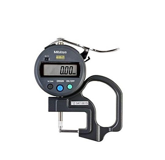 Thickness gauge under professional inspection and repair