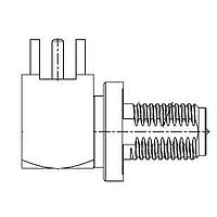 Amphenol RF 132203-18RP PCB Connectors SMA Connector, IP67