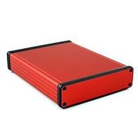 Hammond Manufacturing 1455P1601RD PC Board Alum w/Medal Ends 6.30x4.92x1.20" Red