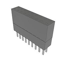 Samtec ESW-109-23-T-D Non-Stackthrough .100" Elevated Socket Strip