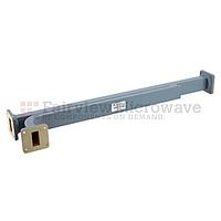 Fairview FMWCP1025 30 dB WR-112 Directional Waveguide Broadwall Coupler With UG-51/U Square Cover Flange and E-Plane Coupled Port from 7.05 GHz to 10 GHz