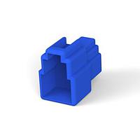 AMP Connectors - TE Connectivity 172131-5 Housing RCPT/CAP 3P F/H BLU