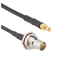 Amphenol RF 095-850-243M500 RF Cable Assemblies BNC Strgt Blkhd Jack MCX Strgt 4855R,5M