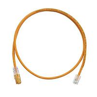 Panduit UTPKCH14OR Cat 5e Keyed Copper Patch Cord, Cat 5e, Orange