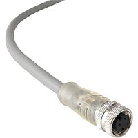 Bulgin PXPPNP12FBF04ACL010PVC Sensor Cables / Actuator Cables M12 A-coding 4 Pins Female Straight
