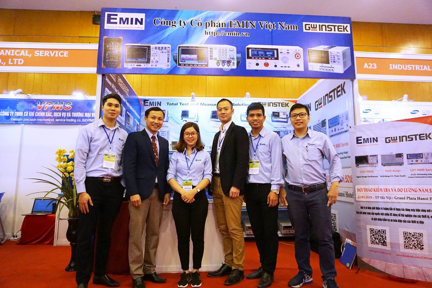 EMIN tham gia Hội chợ ngành chế tạo HN 2018.jpg