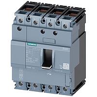 SIEMENS 3VA11803GD460AA0 Line Protection BRKR 3VA11 4P 80A 25KA FTFM 100NTRL BOX