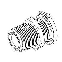 Amphenol RF 082-6460 Connectors N-Type Strt Clamp Jack 50 Ohm
