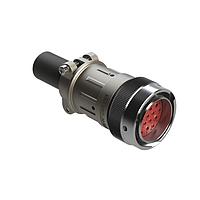 Amphenol SINE Systems AHDM06-24-19PR-059 Connectors Plug Kit, shell size 24, 19 positions pin, reduced diameter seal, wide thread, cable clamp backshell