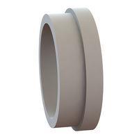 Essentra Components 12SWS1177 Shoulder Washer Shoulder Washer, .441 ID, .571 OD, .526 Shank OD