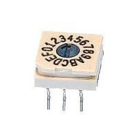 Grayhill 94HAC16WT Rotary Switches Rotary DIP Switch Flush actuator