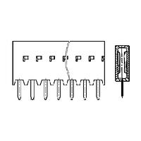 Amphenol FCI 75915-412LF Receptacles 12P VRT SR RECEPT MATTE TIN