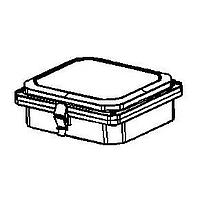 Bud Industries DPH-28723 PC Enclosure Gray Hinged Cover IP68 NEMA 6P PC Enclosure with Adjustable panel height (11.04 X 9.04 X 4.22 In)