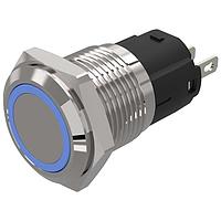 EAO 82-4151.0123 Anti-Vandal 82-4151.0123.indicator.-.16 mm.stainless steel.flush/flat.ring.blue.12 V.soldering terminal
