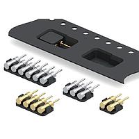 Mill-Max 328-10-102-40-020001 Pin Strip HSMT Header with Removable Insulator