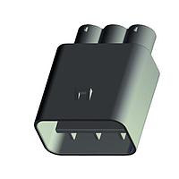 AMP Connectors - TE Connectivity 1743757-2 Housings SPT SEALED 3PCAP HSG
