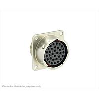 Eaton Souriau-Sunbank UT0W01832SYH6 Receptacles Female square flange receptacle IP68/69K, 96 h salt spray, keying Y