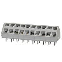 Same Sky (formerly CUI Devices) TBL007A-500-10GY Fixed Terminal Blocks Terminal block, screwless, 5.00, 45, 10, Gray