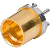 Amphenol SV Microwave 1211-40080 PCB Connectors SMP M PCB TH Conn Pre-Tinned, R/A, SB