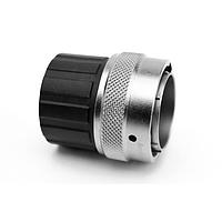 Amphenol SINE Systems RT06128SNHECR Connectors Plug, 8 Position, Female, Shell Size 12, and End Cap with Reduced Diameter Individual Wire Sealing, Range 14 - 24AWG