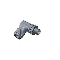 Amphenol LTW MSAS-06BMMA-SR7001 Sensor Cables / Actuator Cables M12 Circular Metric Connector, A Code, Metal, 2A, 06 pins, Male Connector, Male Contact, Right Angle, Screw Thread, Solder, Field Installable, F4.5 - F6.5mm, IP67 Mated