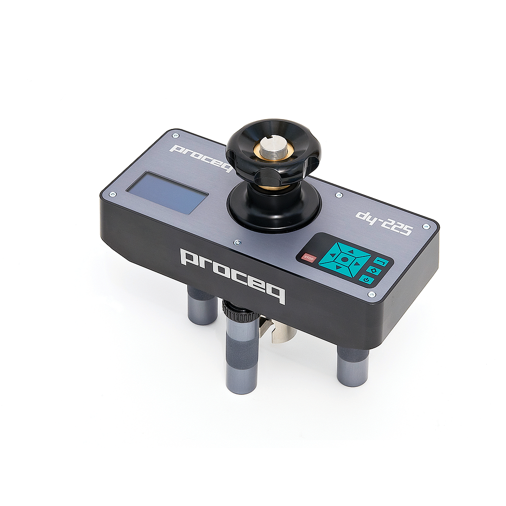 Concrete pull-off tester used for calibration and bond strength testing