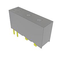 Samtec HPFC-112-01-L-D-04 Signal/Power Combo Socket .100" Signal/Power Combo Socket Strip
