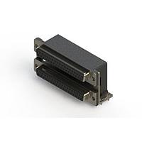 EDAC 662-037-264-037 Dual Port D-Sub Connectors Right-angle Dual Port D-Sub Connector