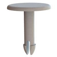 Essentra Components 27PIF0034 Push-In Rivet Push In Fastener, .180 Hole, .636 Panel Thk