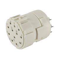 HARTING 09151122712 Circular Metric Connectors Han M23 Signal, 12pin Female Solder Insert CCW (12 1mm contacts)