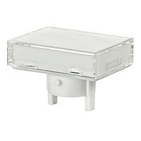 NKK Switches AT4134JB Button RECT CLR CAP FOR KB SERIES SW'S