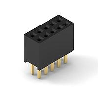 Wurth Elektronik 62200821821 Socket WR-PHD 1.27mm SMT 8P SMT Sock Hdr St 2Rw