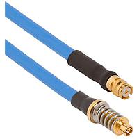Amphenol SV Microwave FV67SMPM-085-FSSMP-180 RF Cable Assemblies VITA 67.1/2 SMPM to SMP STR F 18"Cable