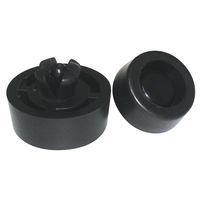 Essentra Components SFF-018 Feet Foot,Rivet Mnt,Blk,.031-.059 inHold
