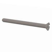 Essentra Components 020632A175 Slotted Countersunk 82 Slotted CSK Screw, #6-32 Thread, 1 3/4 Lg