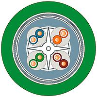 SIEMENS 6XV18782AU10 Standard Cable IE FC TP Standard Cable GP 4x2. 1000m