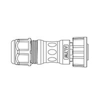 Amphenol LTW ACC-03BFFC-SL7AP0 Straight C Size Crimp Screw 3P F Conn