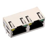 Wurth Elektronik 615016137721 Modular WR-COM Modular Jack RJ45 Horztl Dual prt