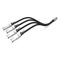 Molex 206566-1010 Ethernet Cables / Networking Cables QSFP-DD TO (4) ZQSFP+ 30AWG 1.0m