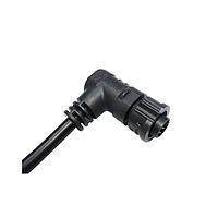 Amphenol LTW BB-02AFMM-QR8E10 Sensor Cables / Actuator Cables X-Lok, Standard Size, Plastic, 10A, 02 pins, Female Connector, Male Contact, Right Angle, Push Lock, Overmolded, Length 10000mm, IP68