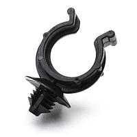 HellermannTyton 151-14312 Conduit Clips Convoluted Tubing Clip, 0.5" Max Bundle Diameter, 0.03 - 0.12" Panel Thick, PA66HIRHS, Black, 500/pkg