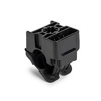 HellermannTyton 151-03980 Cable Clamps PA66HIRHSUV, BLACK, 25/BG