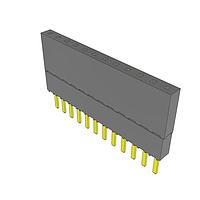 Samtec ESW-112-23-G-S Stackthrough .100" Elevated Socket Strip