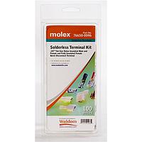 Molex 76650-0046 Kit .187 QC KIT INSUL TERM
