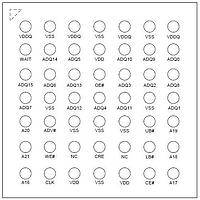 Winbond W956D6KBKX7I TR PSRAM (Pseudo SRAM) 64Mb pSRAM x16, ADM, 133MHz, Ind temp  T&R