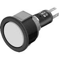 EAO 18-951.4L Panel Mount Indicators / Switch Indicators Lens yellow with Single-LED white 3,0VDC/20mA x/y=0.41 7,3x7,3 plastic translucent