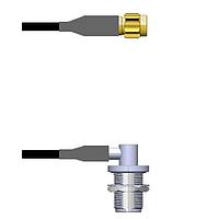 Amphenol Custom Cable Q-3D01S0008008i RF Cable Assemblies SMA-SP/N-RJB RG58 8I